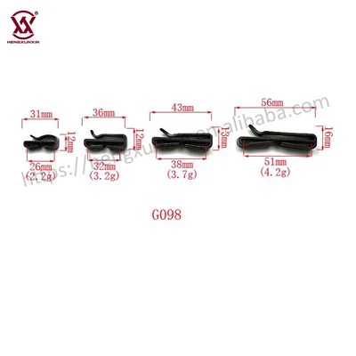 Fivela de gancho de plástico preto